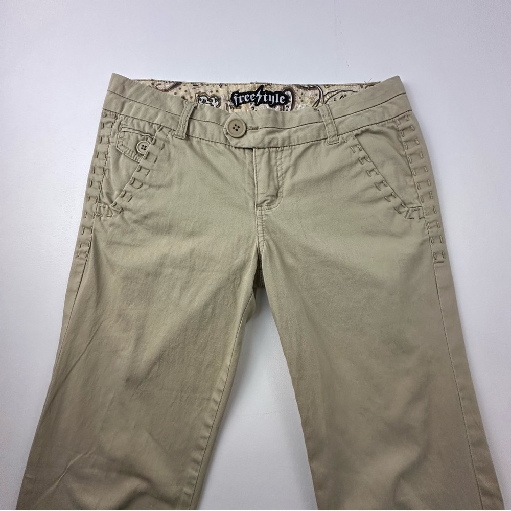 Freestyle women’s size‎ 9 khaki straight leg pants